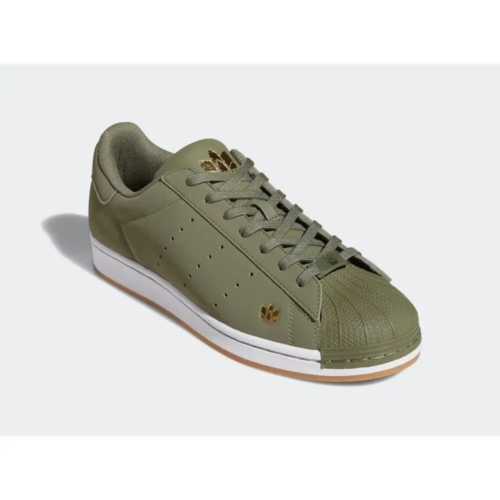 adidas Superstar Pure Legacy Green Gold Metallic Sneakers Size 7